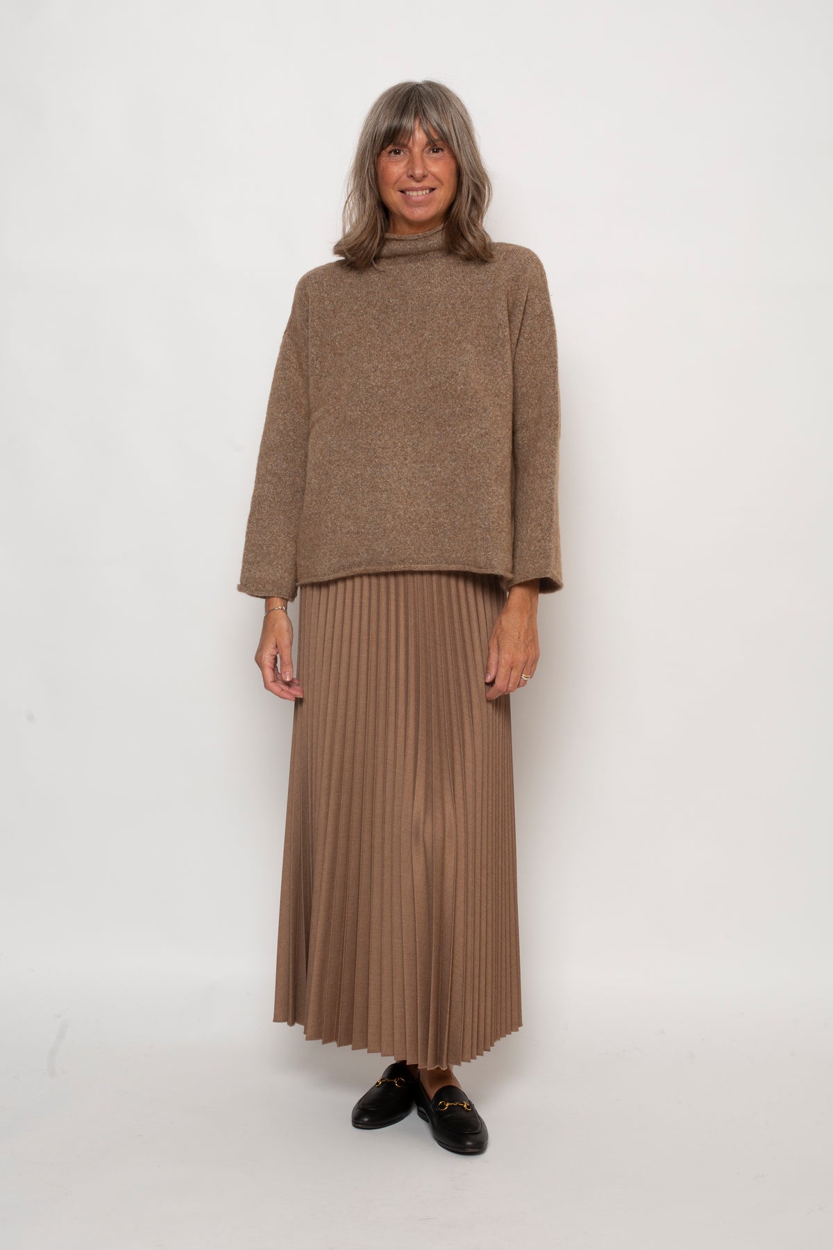 Maglia collo in piedi over Eufonia