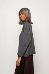 Maglia collo in piedi over Eufonia