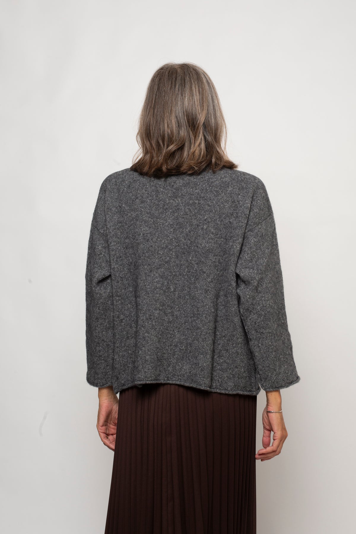 Maglia collo in piedi over Eufonia