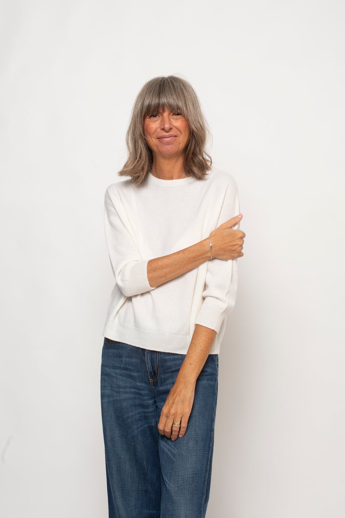 Maglia "100% CASHMERE" Girocollo Agata Aspen