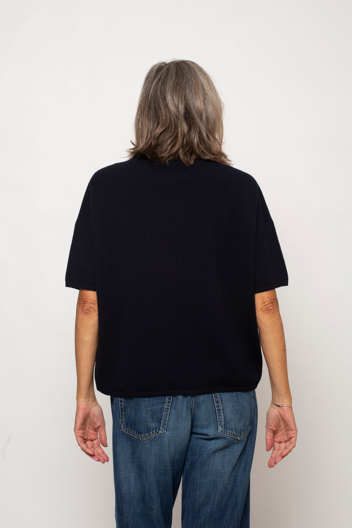 Maglia "100% CASHMERE"  Collo Camino Agata Aspen