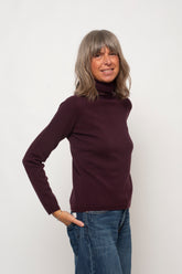 Maglia "100% CASHMERE" Collo Alto  Agata Aspen