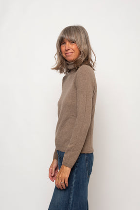 Maglia "100% CASHMERE" Collo Alto  Agata Aspen