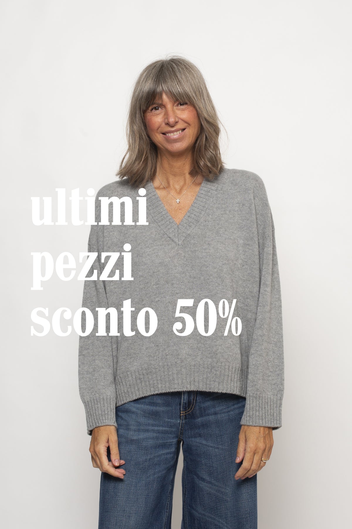 Maglia Scollo a V Agata Aspen