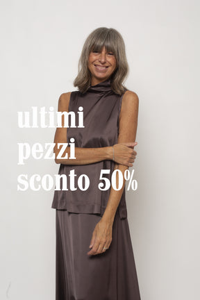 Top collo alto smanicato Eufonia