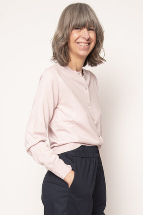 Cardigan con bottoni Aragona