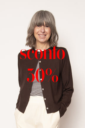 Cardigan con bottoni Aragona
