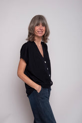 Cardigan con bottoni Aragona