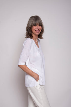 Maglia scollo a V Maxi Aragona