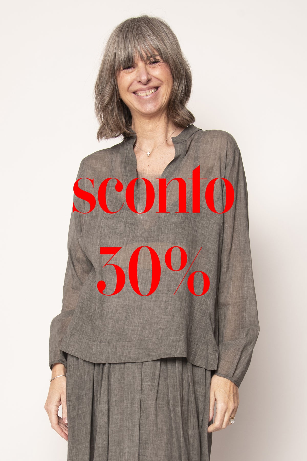 Camicia collo coreana Soko
