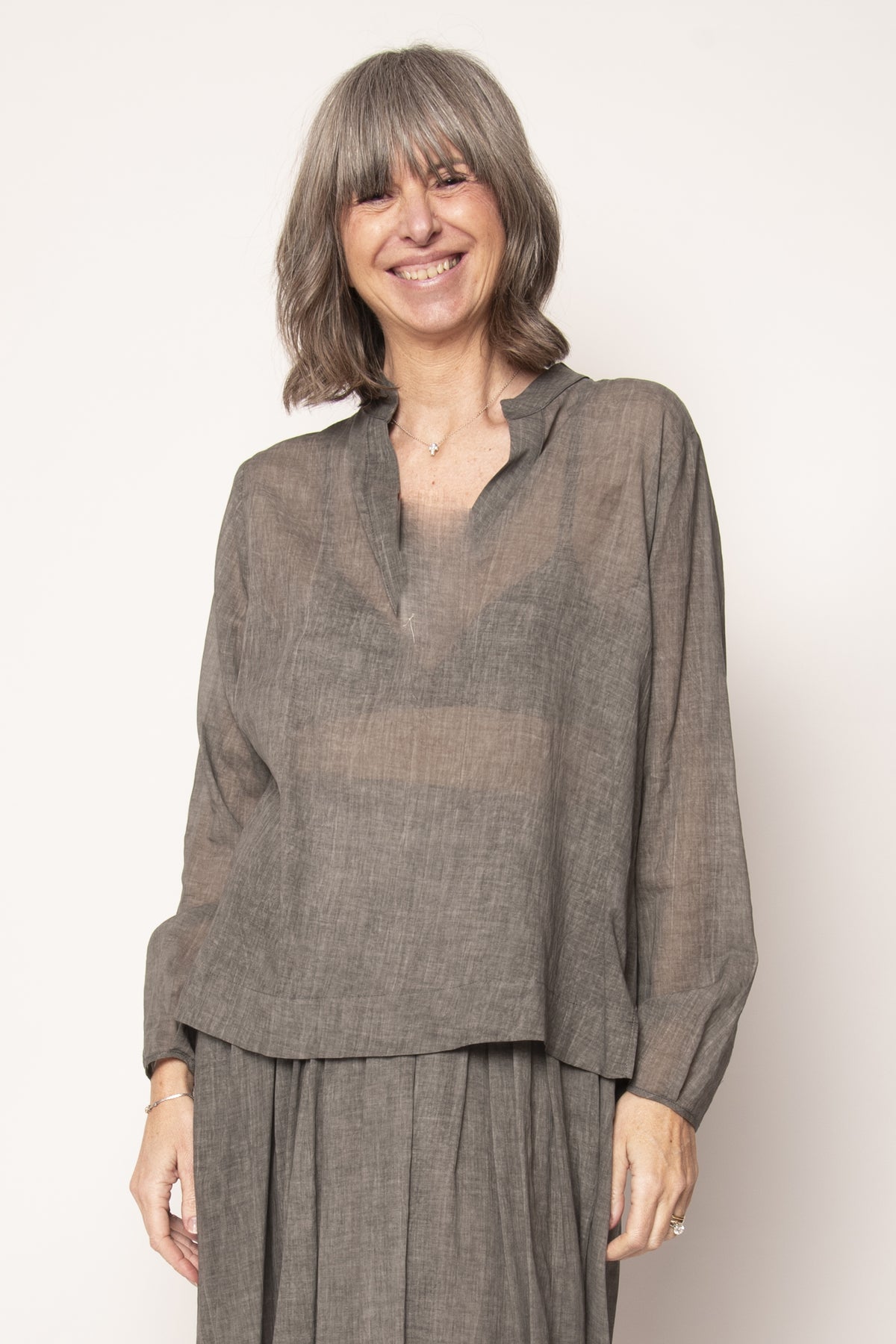 Camicia collo coreana Soko
