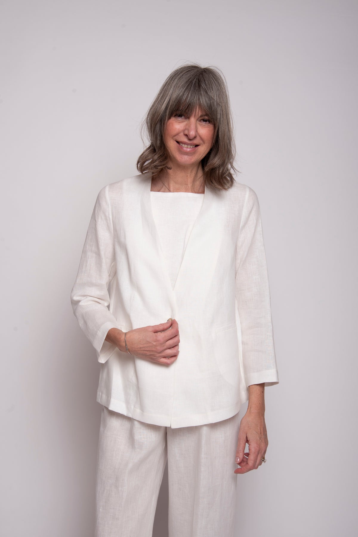 Blazer senza collo Eufonia