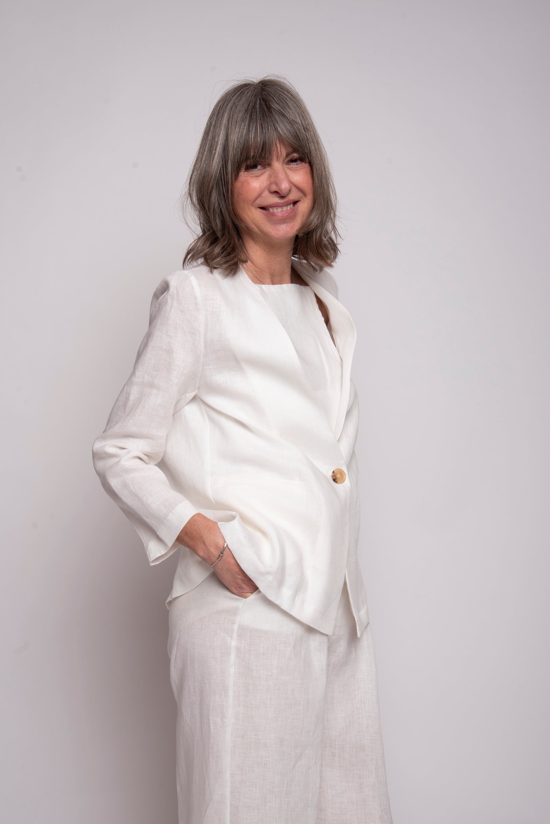 Blazer senza collo Eufonia