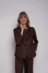 Blazer senza collo Eufonia