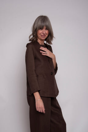 Blazer senza collo Eufonia