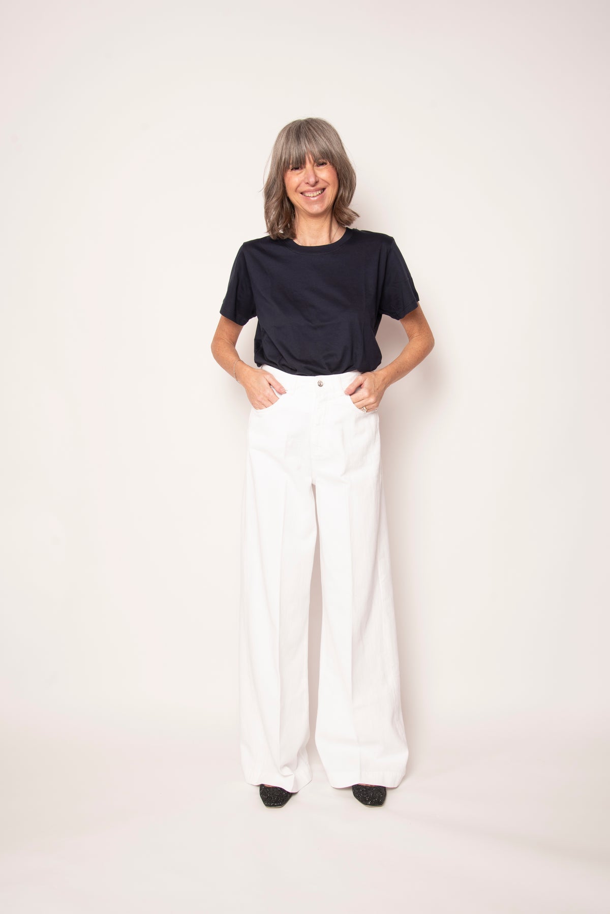 Pantalone 5 Tasche Audrey Palazzo Nine in the Morning