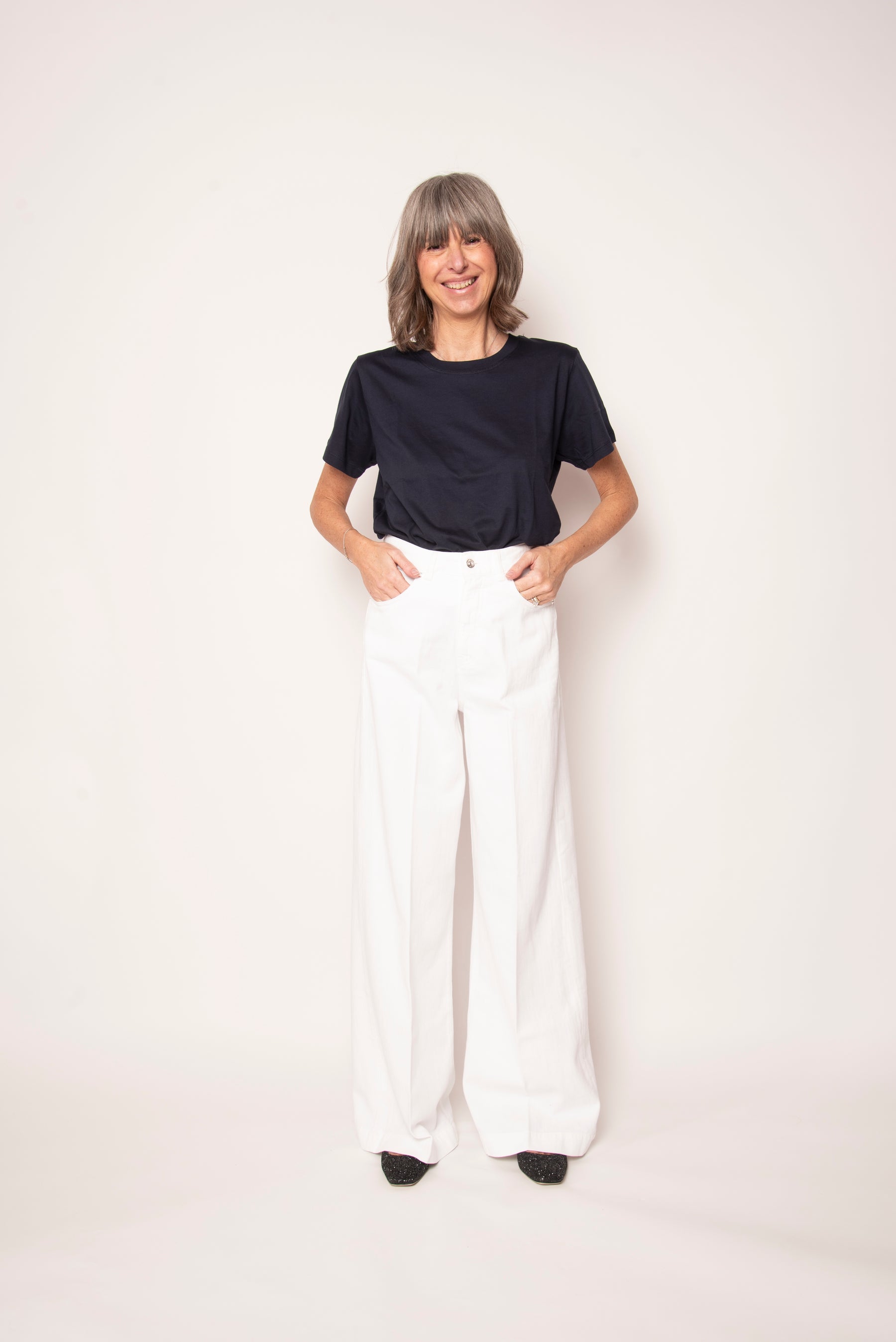 Pantalone 5 Tasche Audrey Palazzo Nine in the Morning