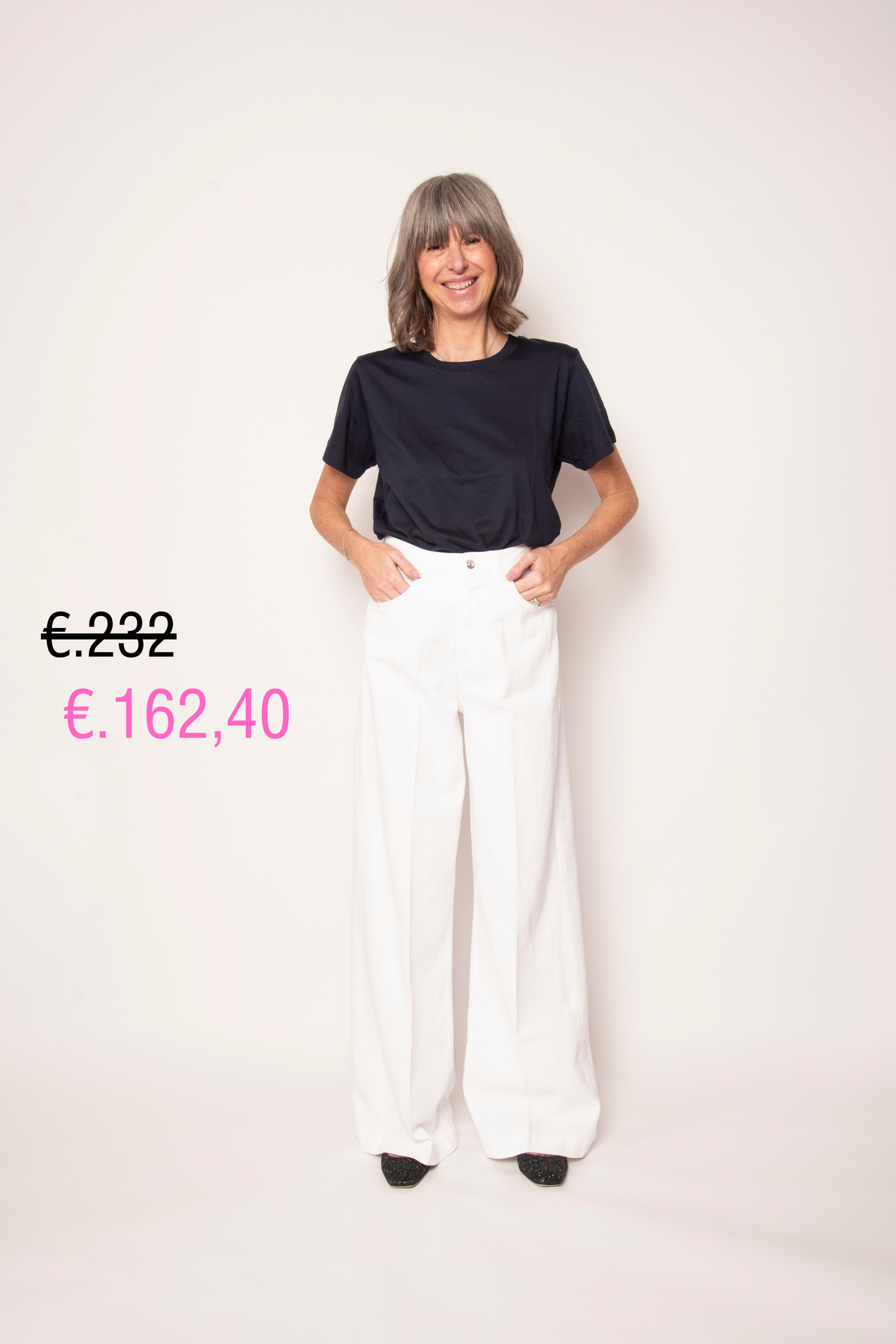 Pantalone 5 Tasche Audrey Palazzo Nine in the Morning