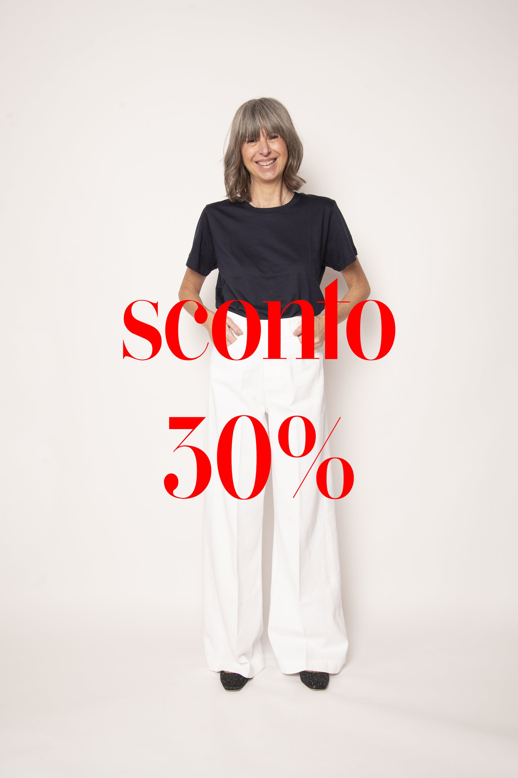 Pantalone 5 Tasche Audrey Palazzo Nine in the Morning