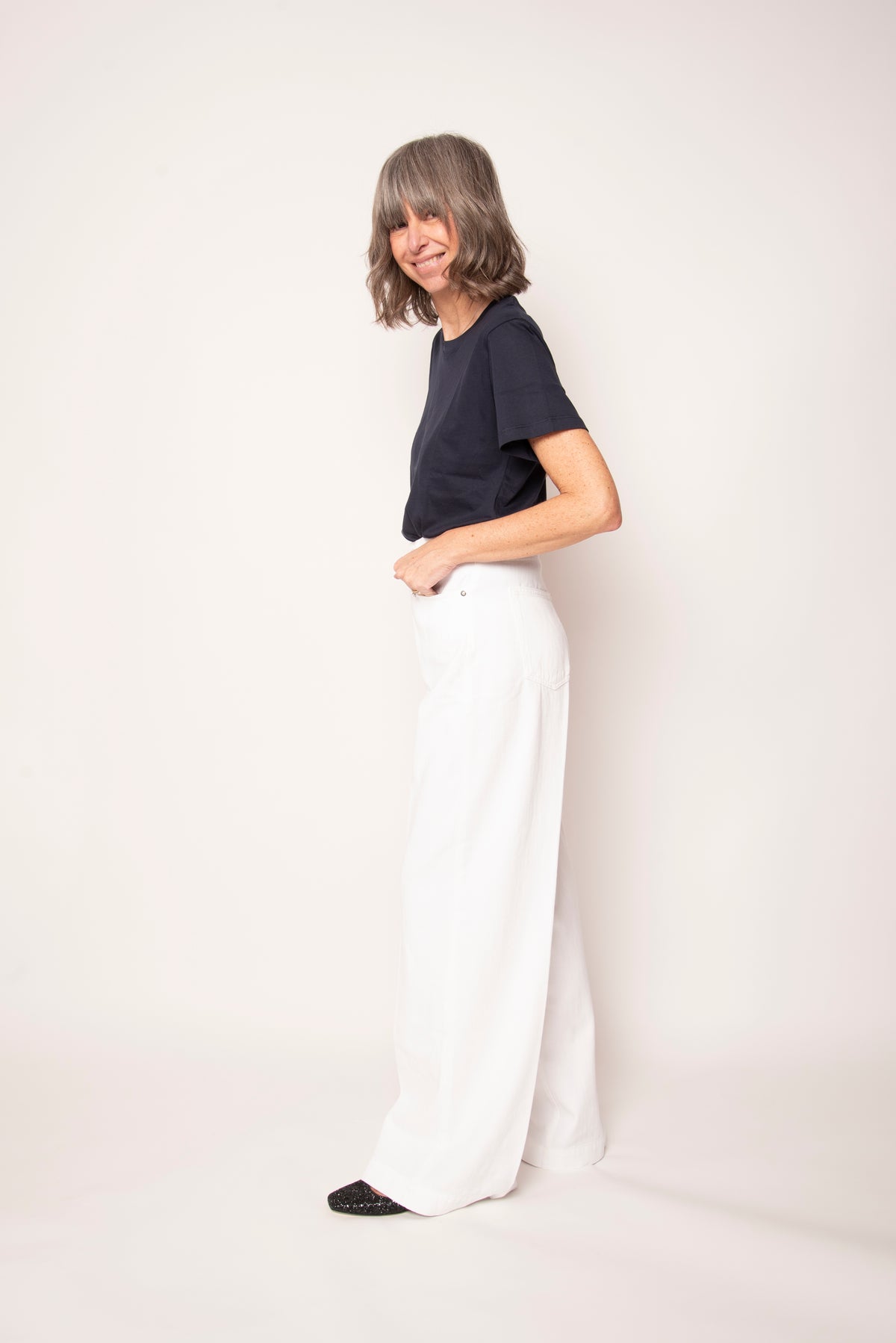Pantalone 5 Tasche Audrey Palazzo Nine in the Morning
