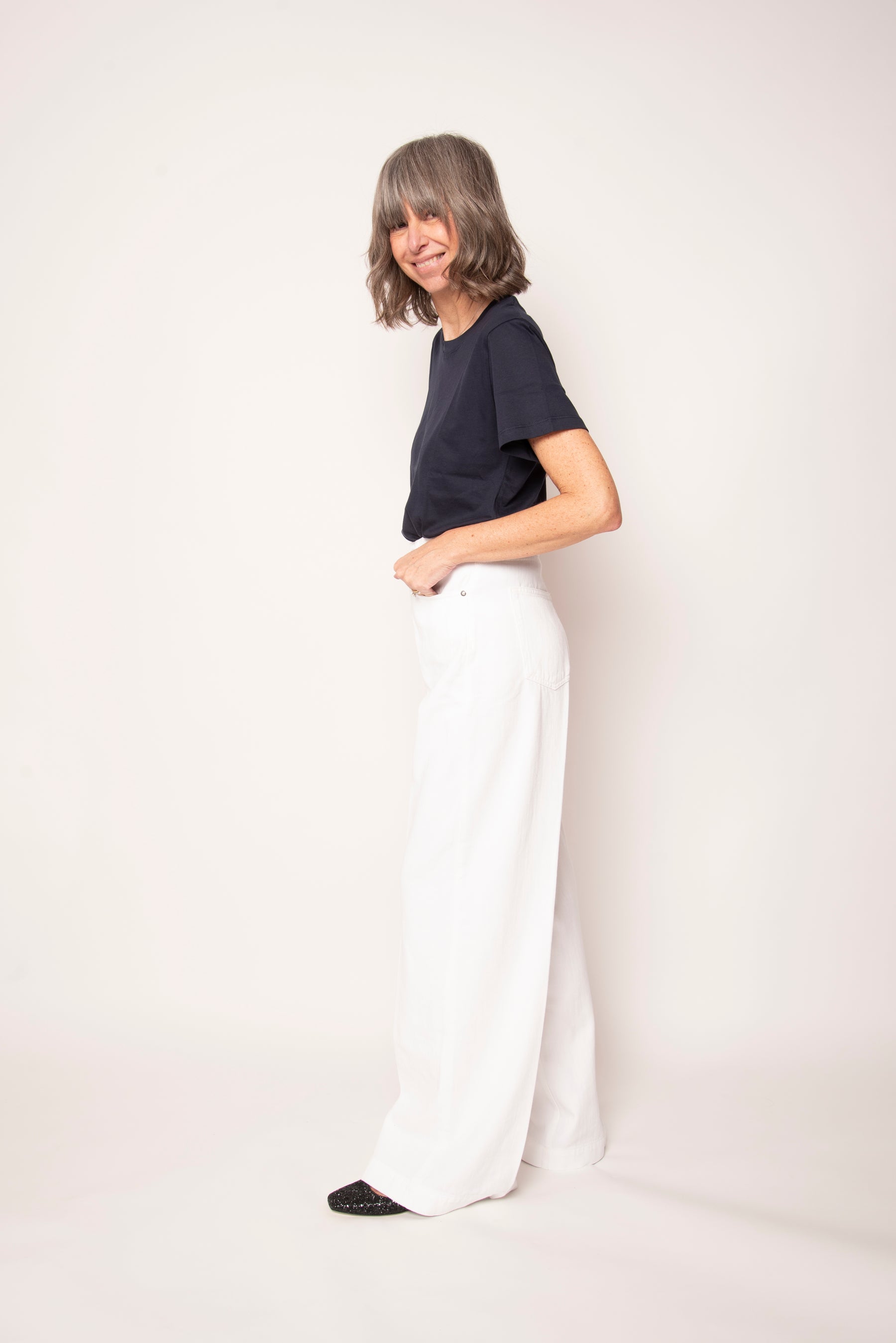 Pantalone 5 Tasche Audrey Palazzo Nine in the Morning