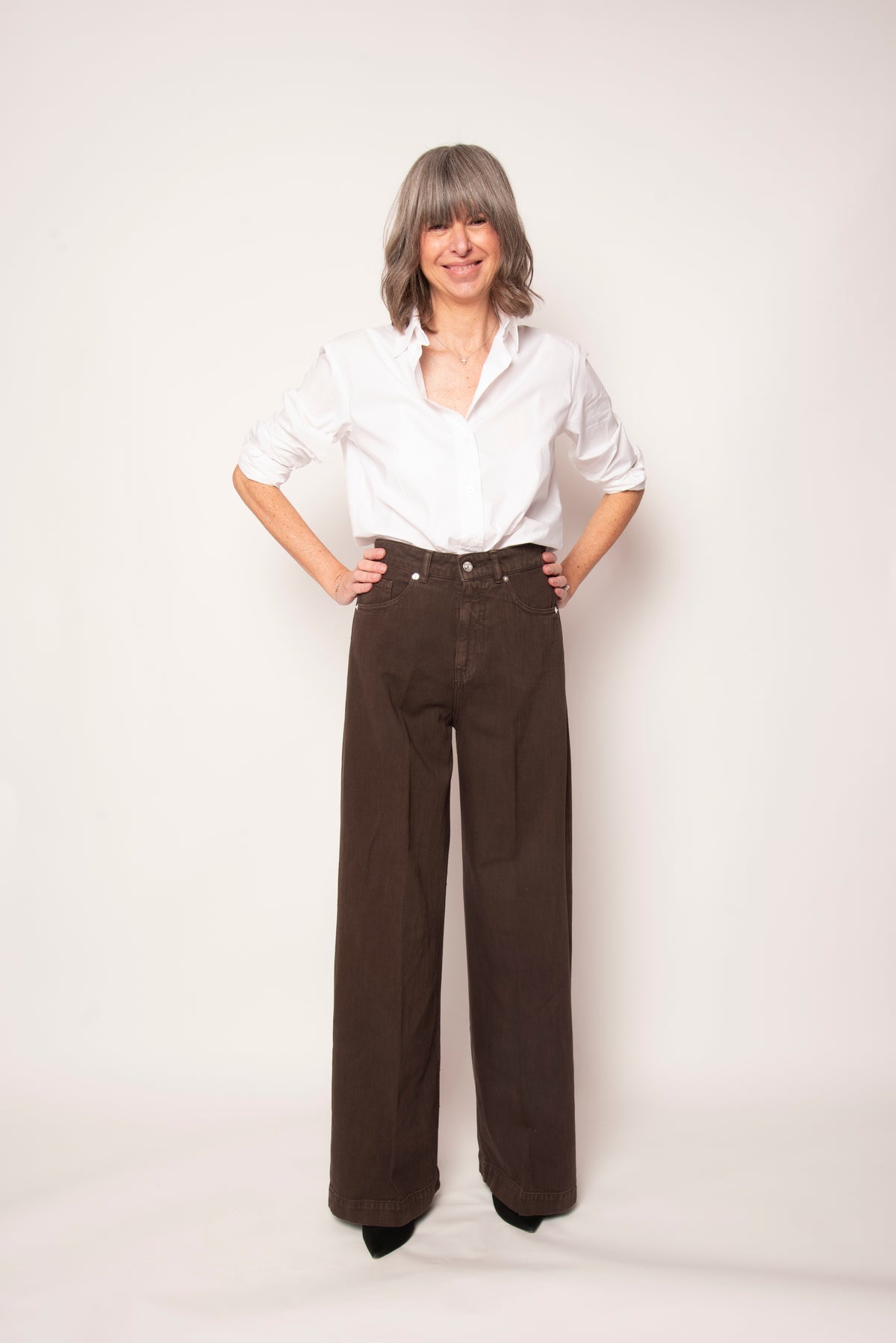 Pantalone 5 Tasche Audrey Palazzo Nine in the Morning
