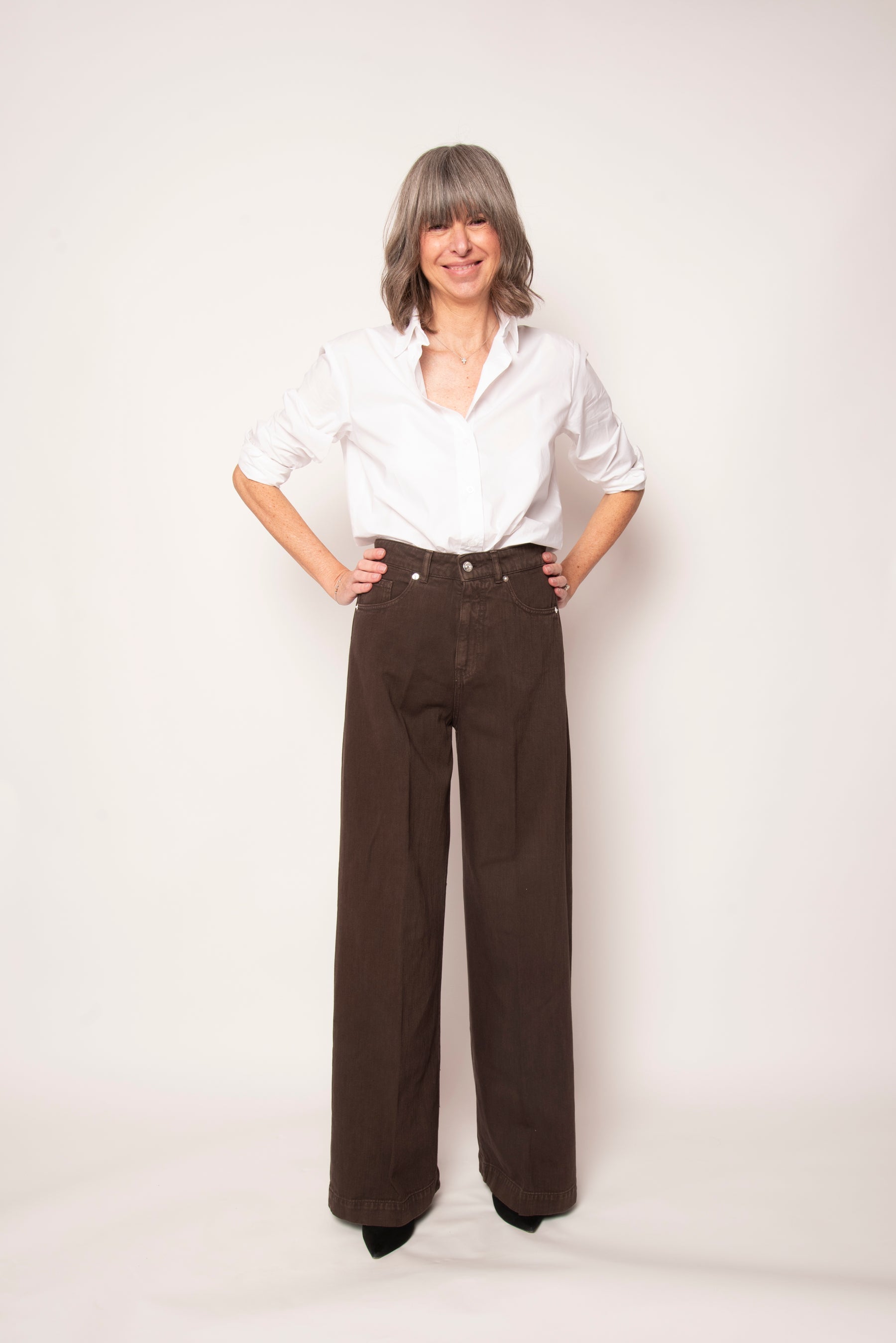 Pantalone 5 Tasche Audrey Palazzo Nine in the Morning