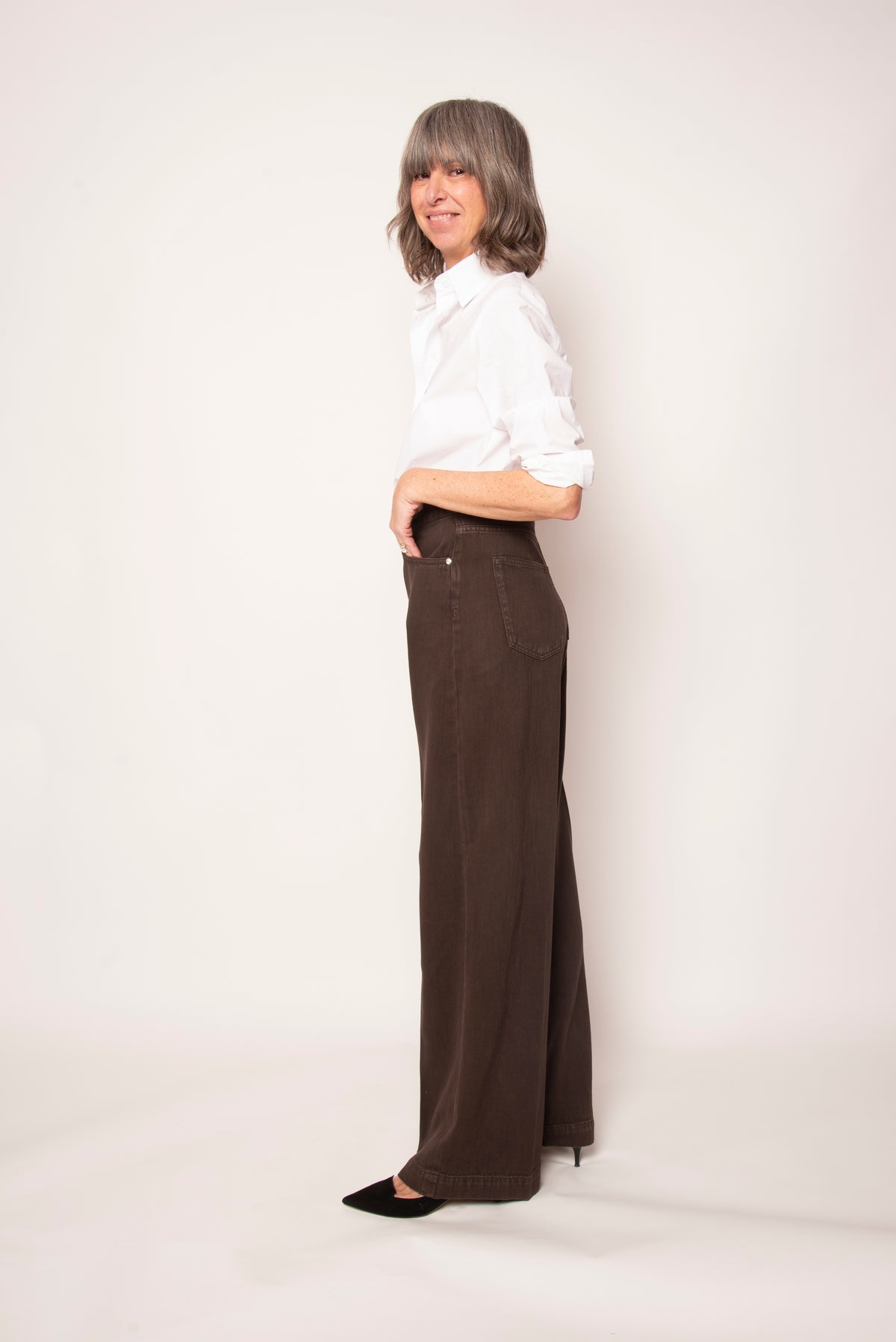 Pantalone 5 Tasche Audrey Palazzo Nine in the Morning