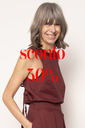 Top con coulisse e fiocco sulla schiena Eufonia