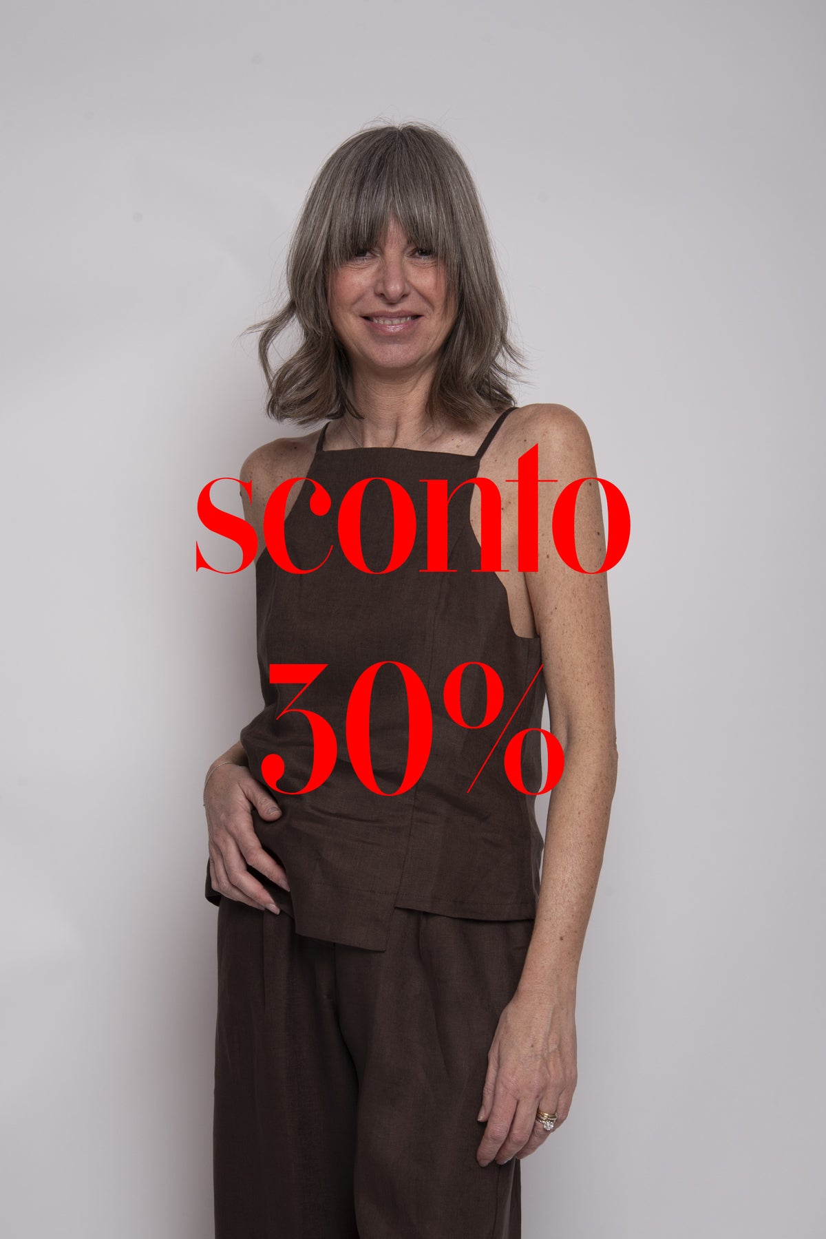 Top di lino Eufonia