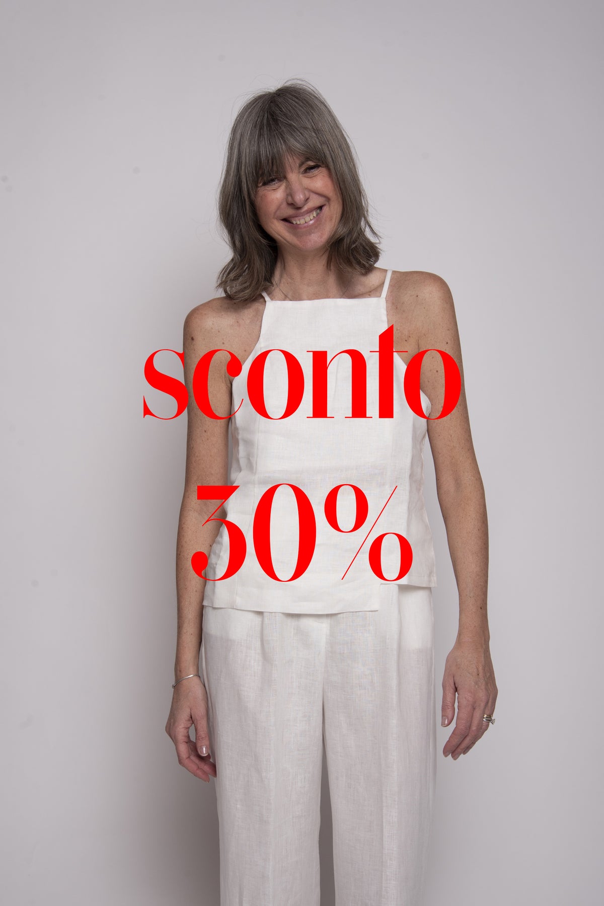 Top di lino Eufonia