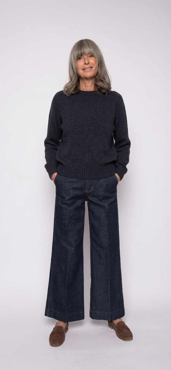 Maglia 100% Cashmere Girocollo | Agata Aspen