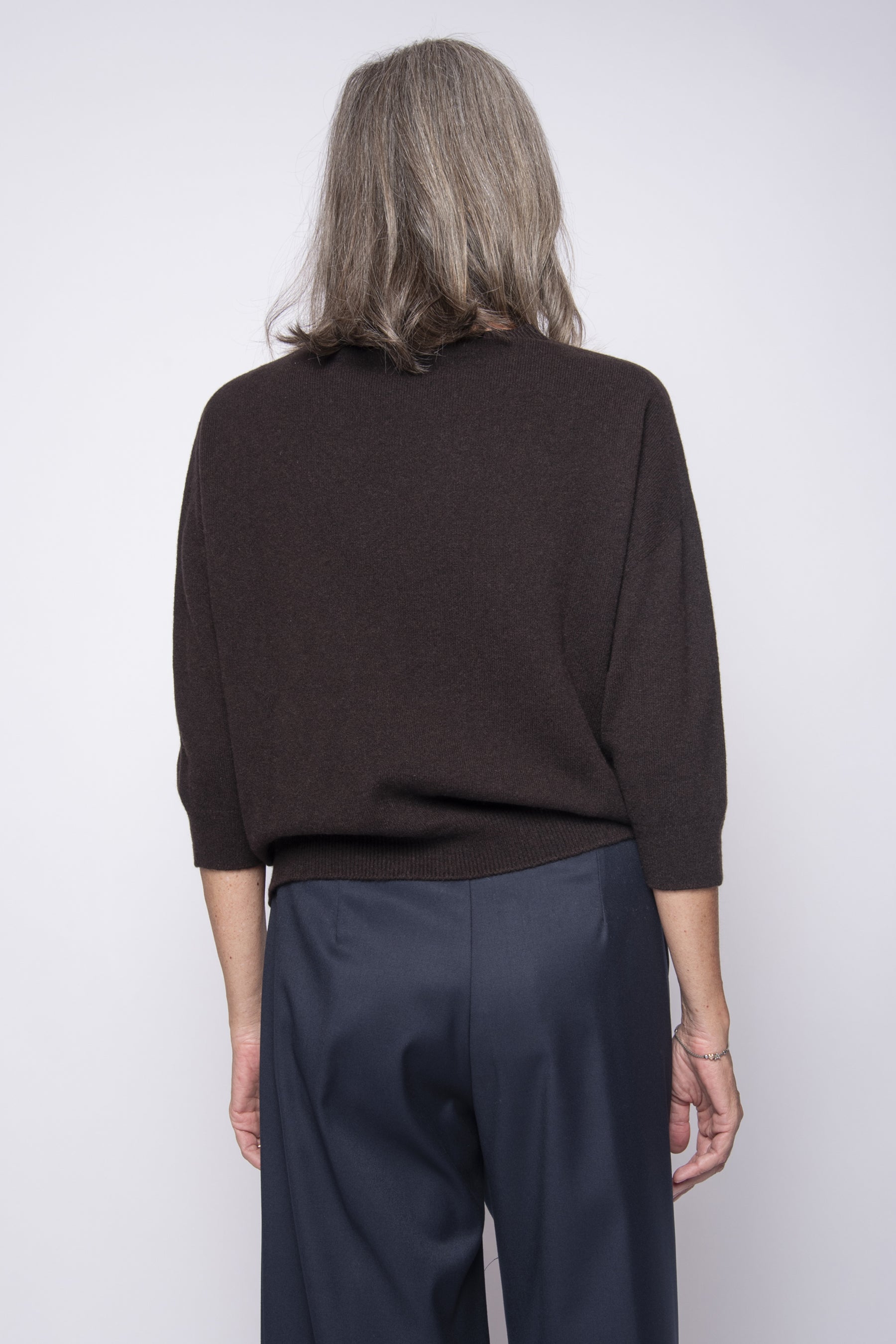 Maglia 100% Cashmere Manica 3/4 | Agata Aspen