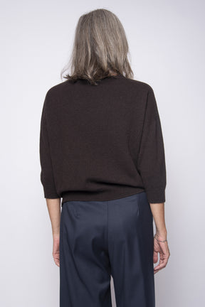 Maglia 100% Cashmere Manica 3/4 | Agata Aspen