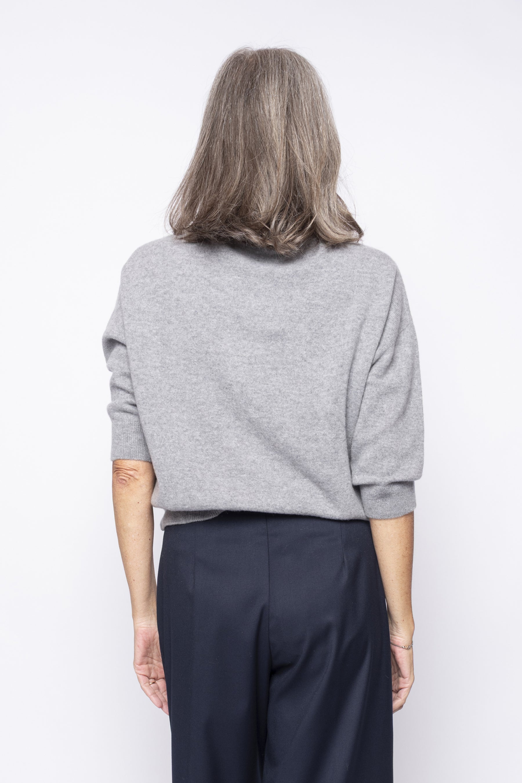 Maglia 100% Cashmere Manica 3/4 | Agata Aspen