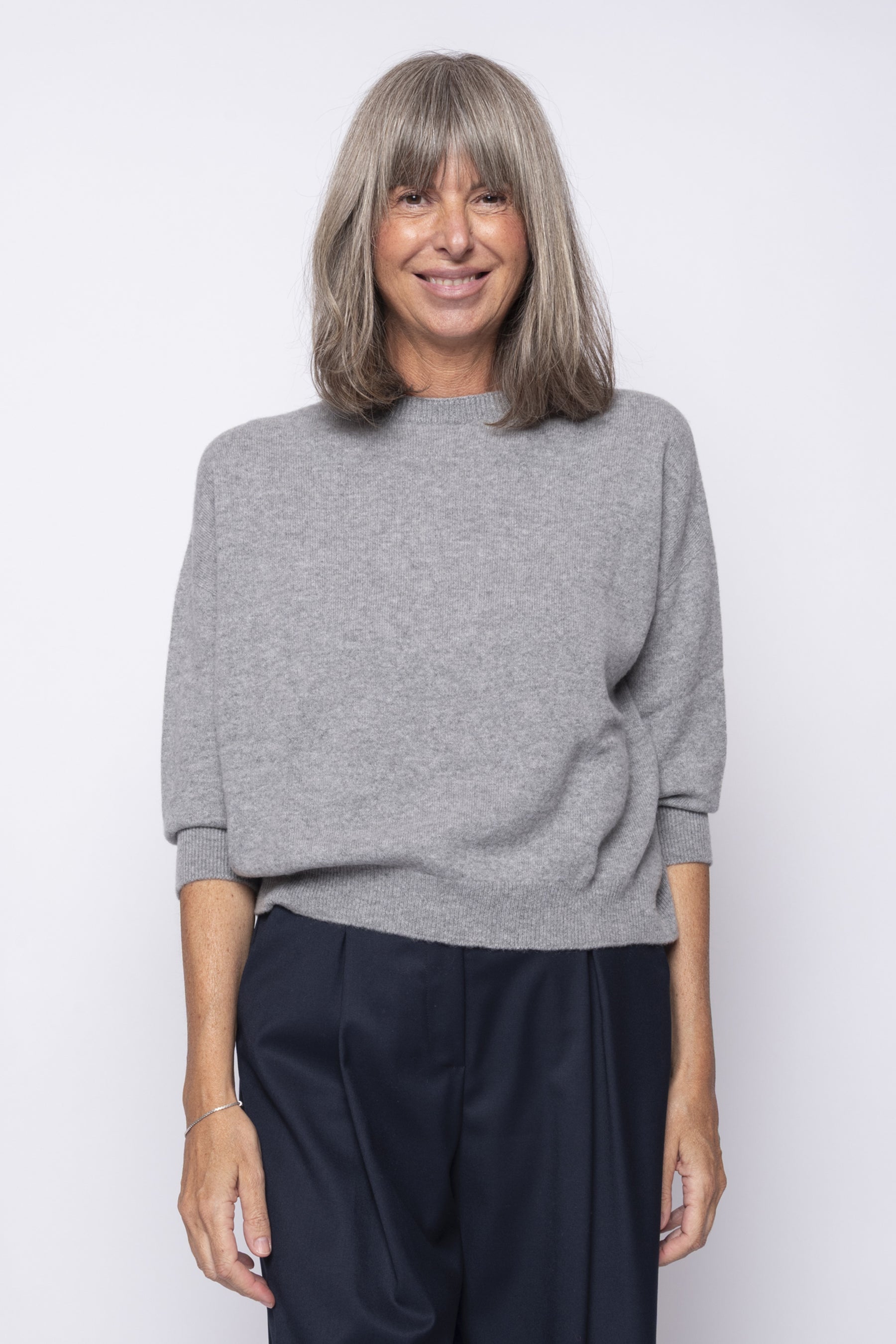 Maglia 100% Cashmere Manica 3/4 | Agata Aspen