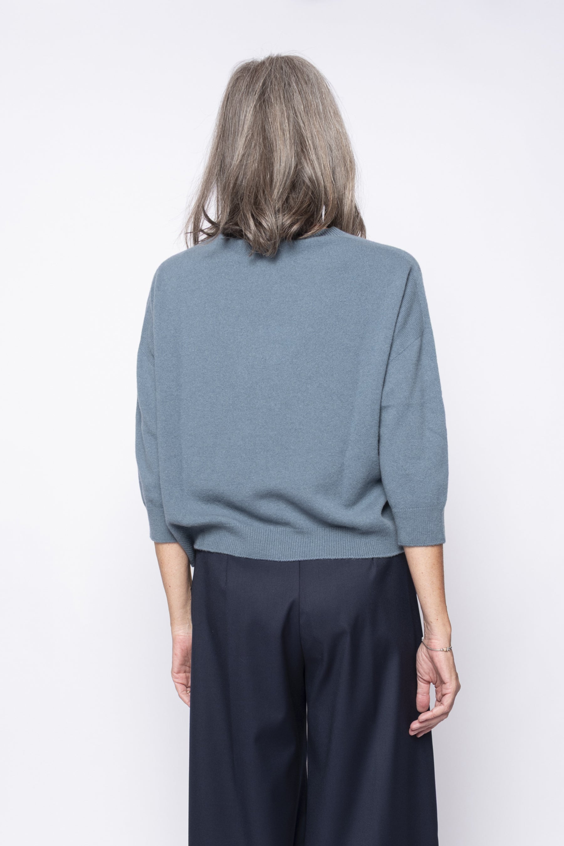 Maglia 100% Cashmere Manica 3/4 | Agata Aspen