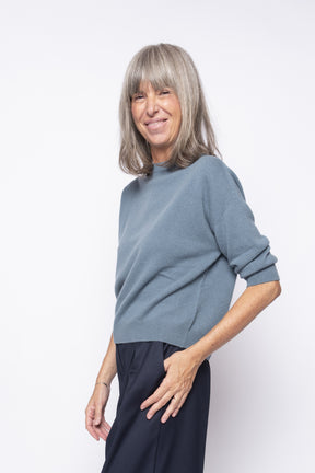 Maglia 100% Cashmere Manica 3/4 | Agata Aspen