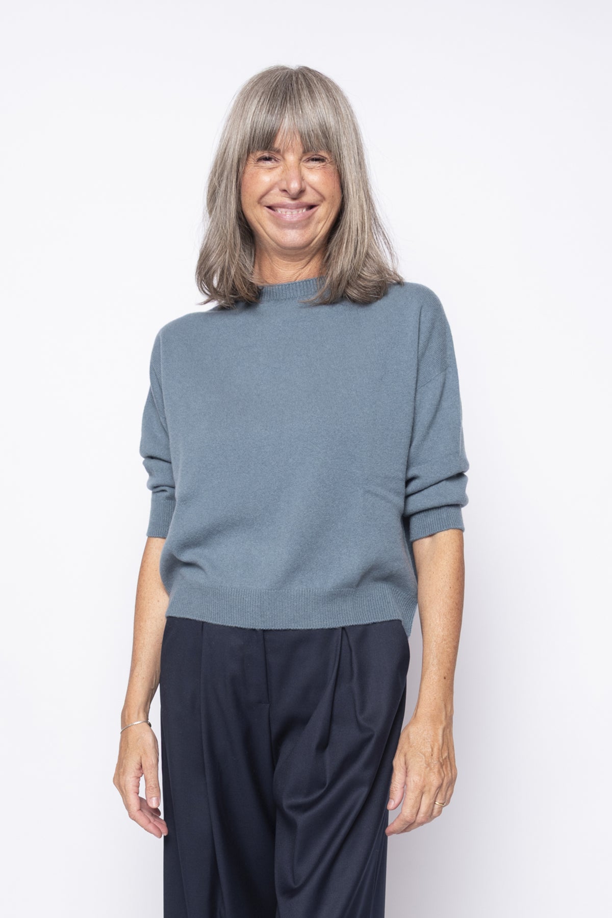 Maglia 100% Cashmere Manica 3/4 | Agata Aspen