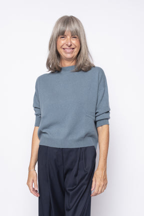 Maglia 100% Cashmere Manica 3/4 | Agata Aspen