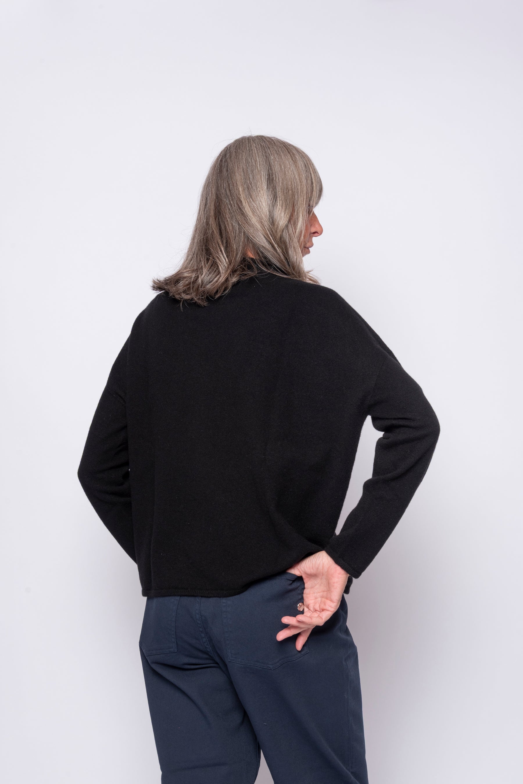 Maglia 100% Cashmere Collo Alto | Agata Aspen