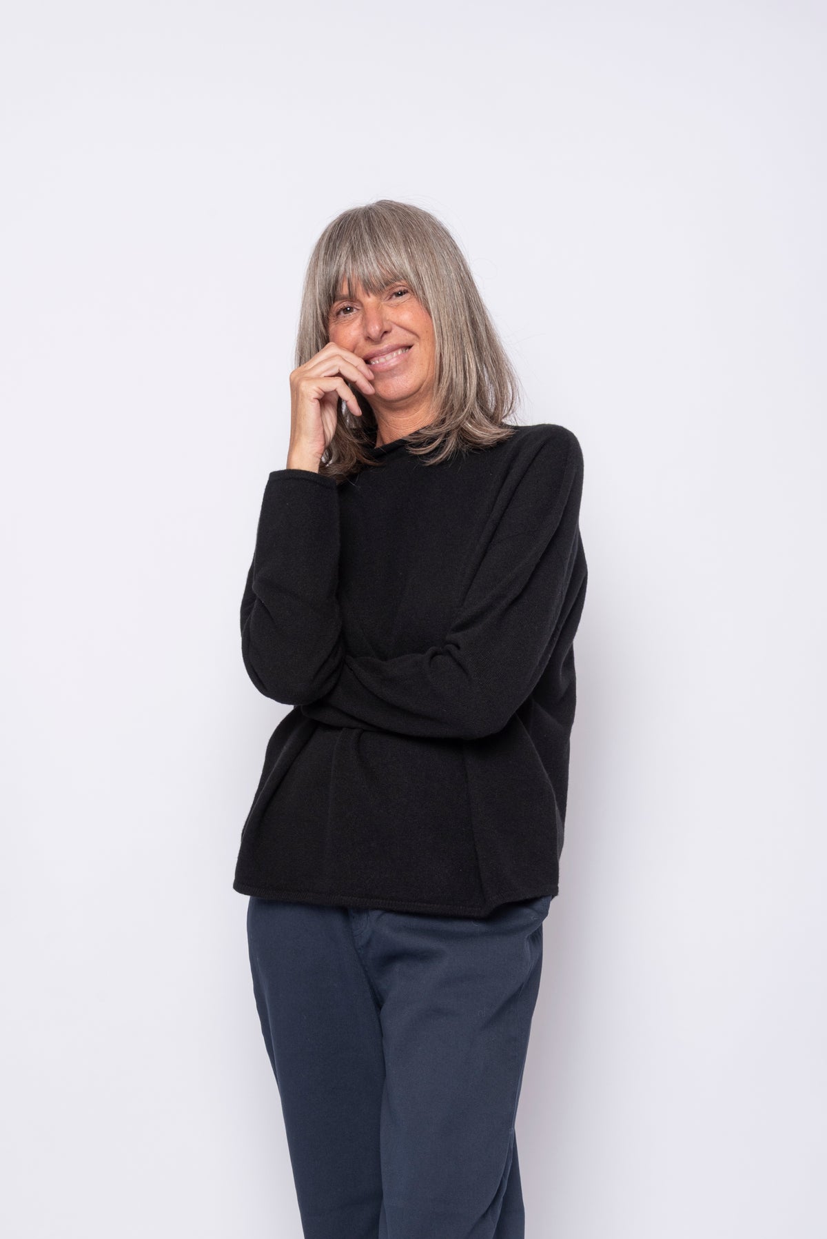 Maglia 100% Cashmere Collo Alto | Agata Aspen