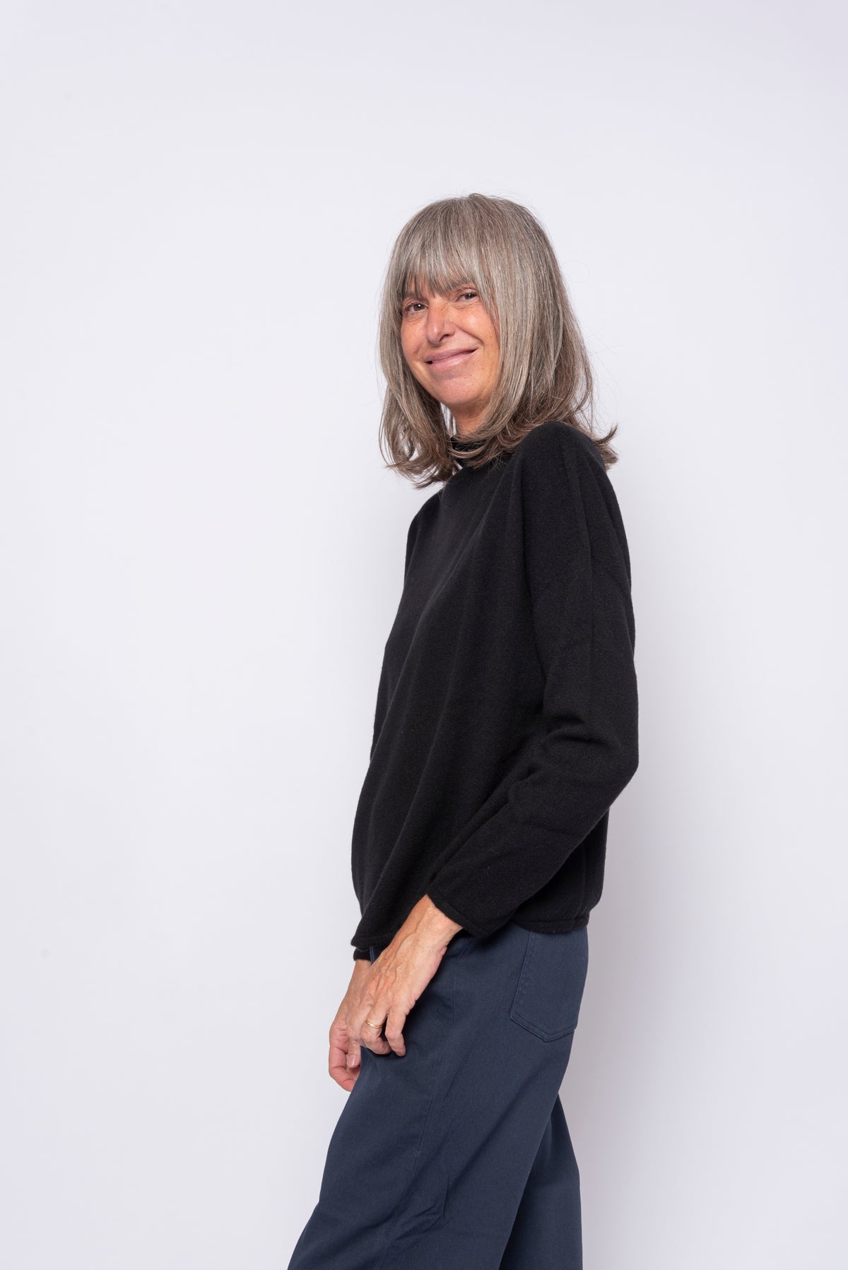 Maglia 100% Cashmere Collo Alto | Agata Aspen