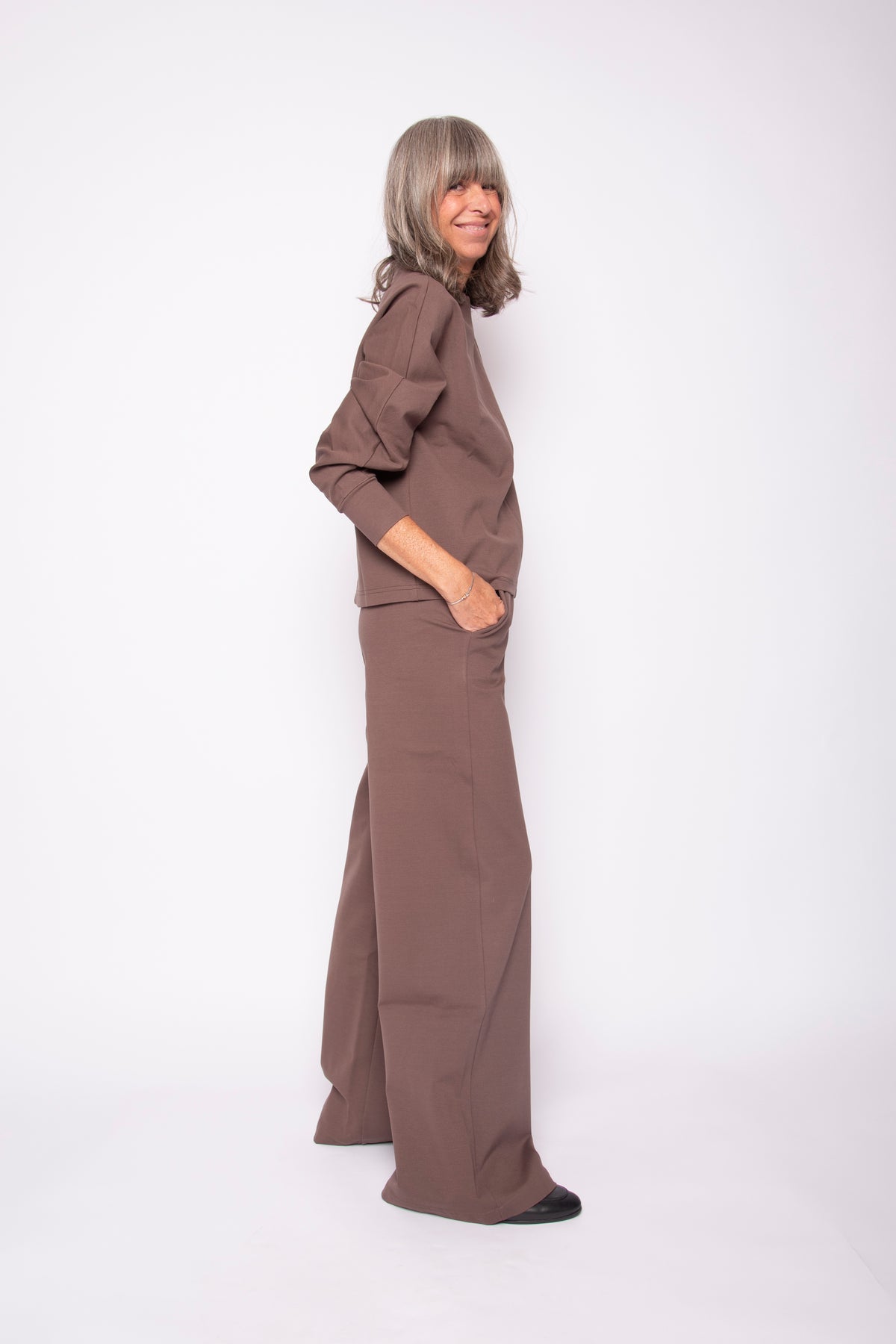 Pantalone Elastico in Vita Punto Milano | Soko Ni Inai