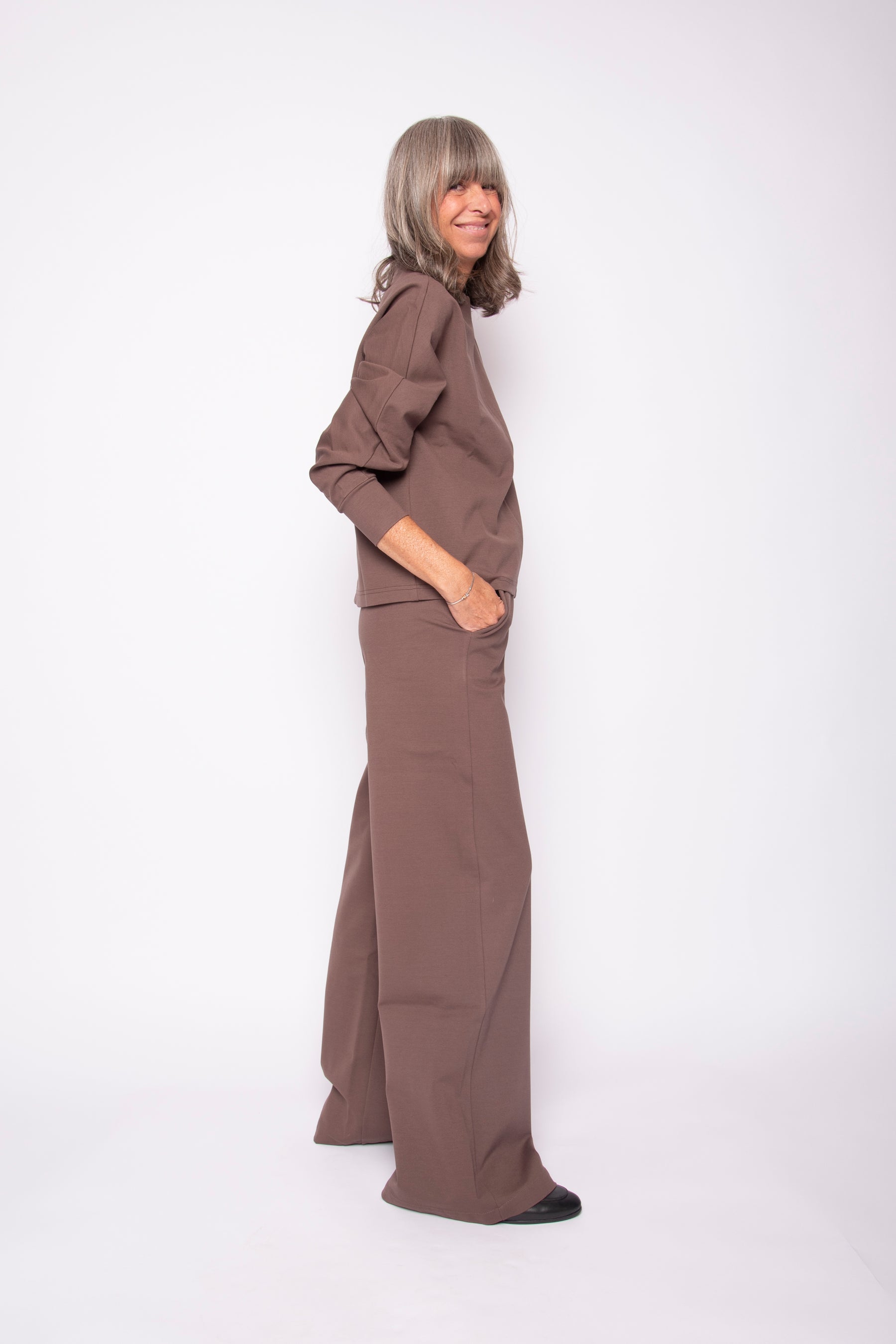 Pantalone Elastico in Vita Punto Milano | Soko Ni Inai