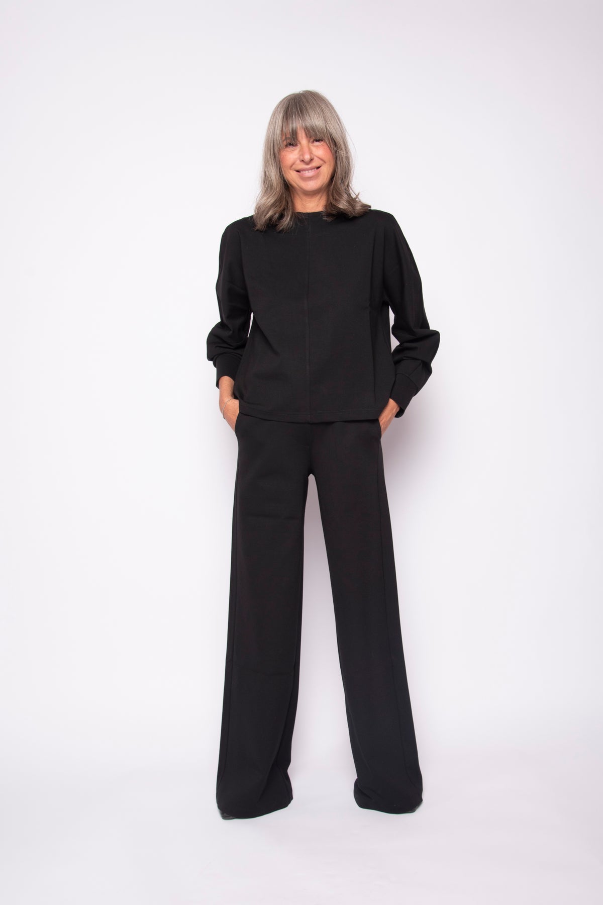 Pantalone Elastico in Vita Punto Milano | Soko Ni Inai