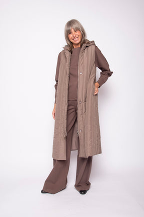 Gilet Lungo Trapuntato | Soko Ni Inai