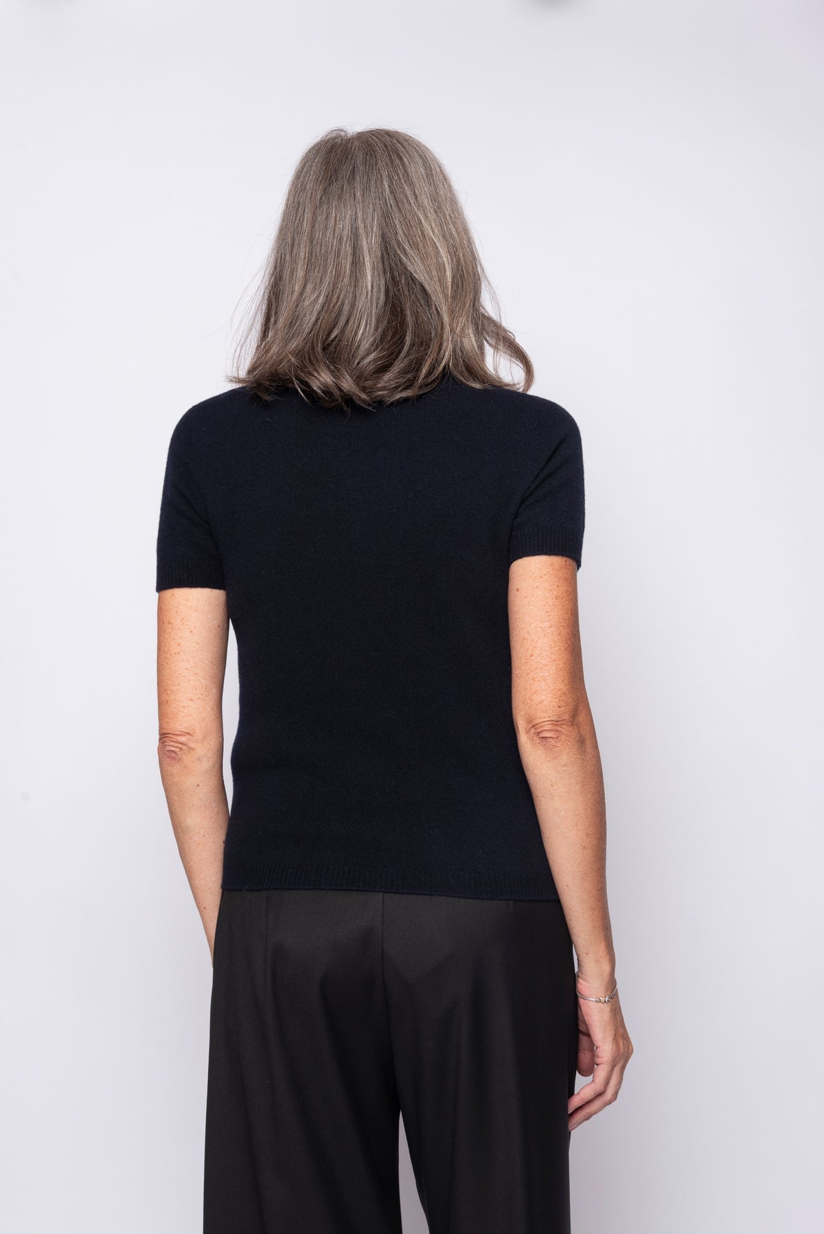 T-Shirt 100% Cashmere Manica Corta | Agata Aspen