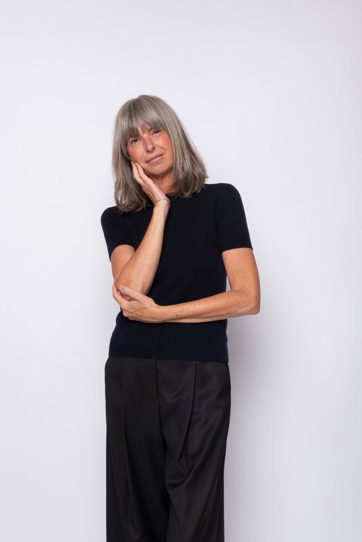 T-Shirt 100% Cashmere Manica Corta | Agata Aspen