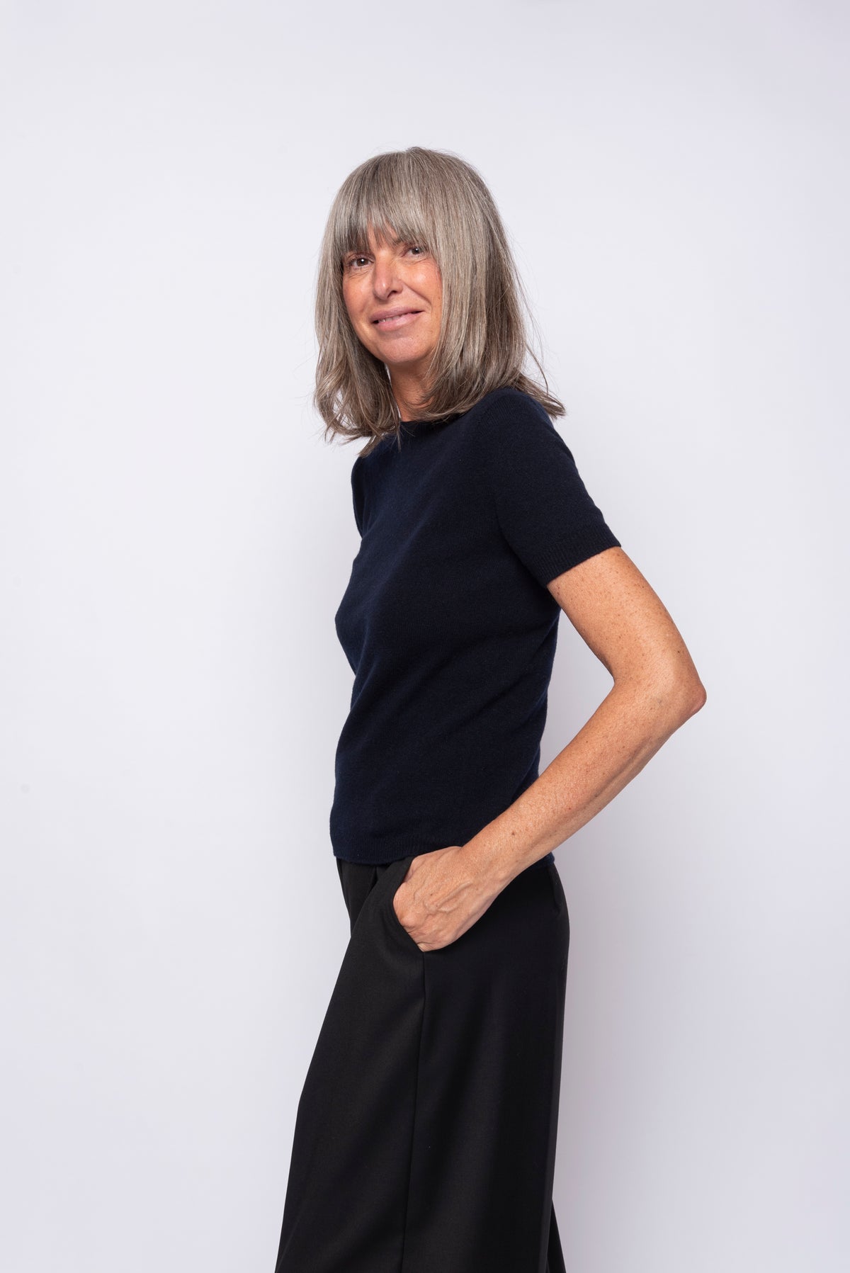 T-Shirt 100% Cashmere Manica Corta | Agata Aspen